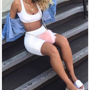 White two piece set